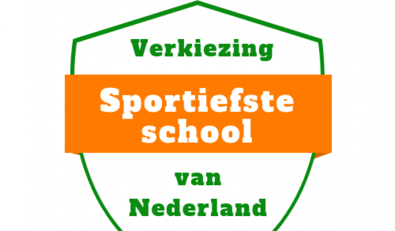 Logo verkiezing Sportiefste School van Nederland